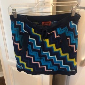Knitted skirt with pockets
